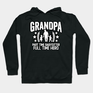 Grandpa Babysitter Hero Hoodie